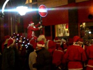 inktuition santa flash mob