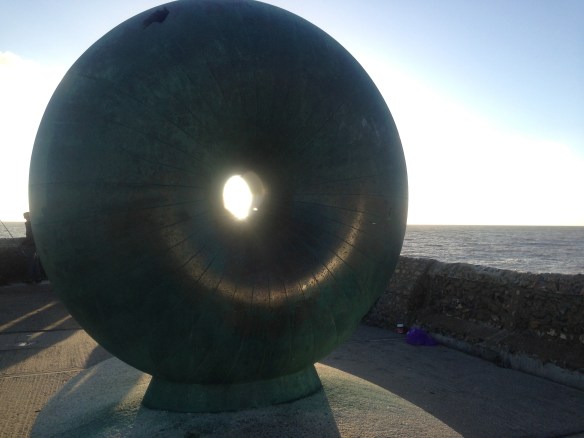 The winter sunlight is putting the smile on our faces